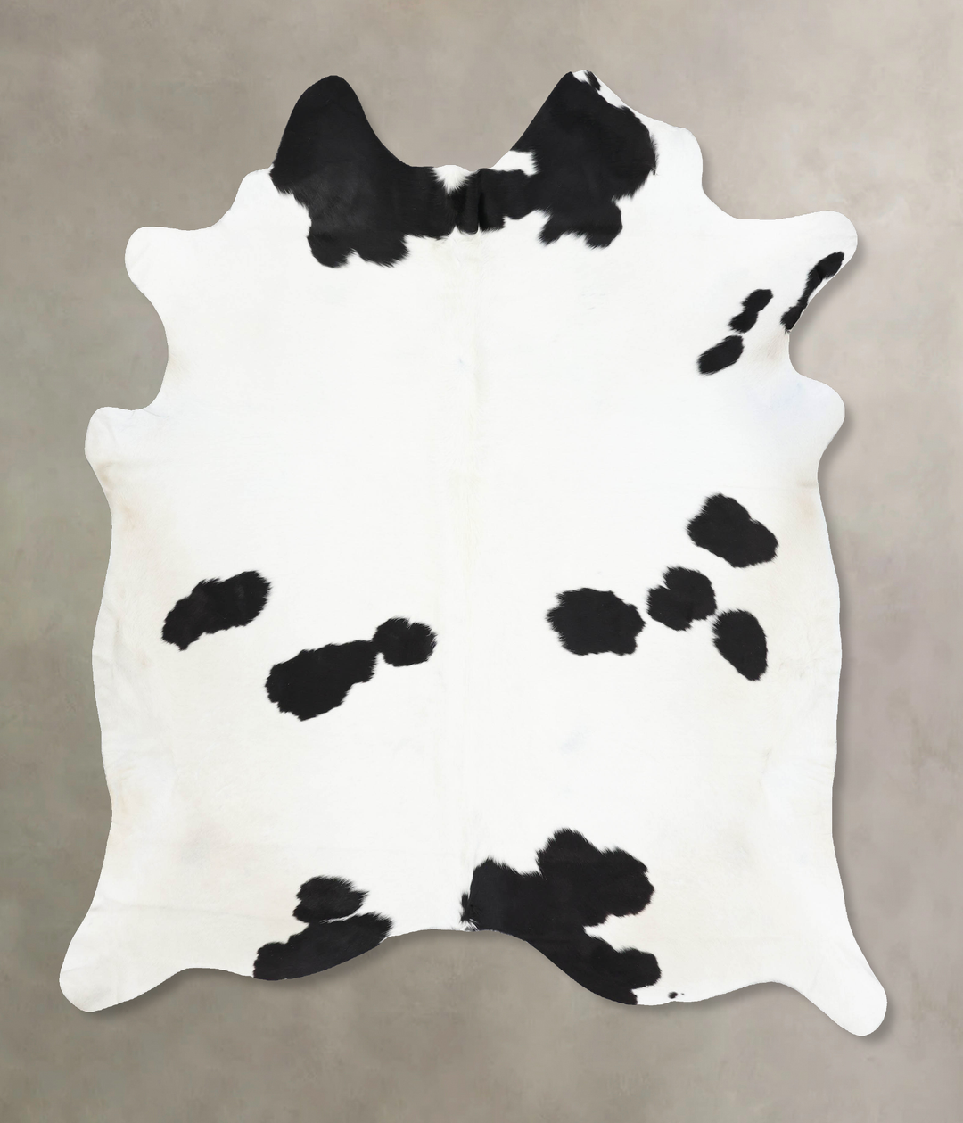 Black and White XX-Large Brazilian Cowhide Rug 8'2"H x 7'1"W #B12893 b