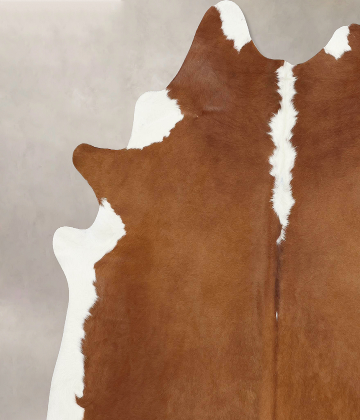 Hereford XX-Large Brazilian Cowhide Rug 7'9"H x 6'11"W #B12897 by Hudson Hides