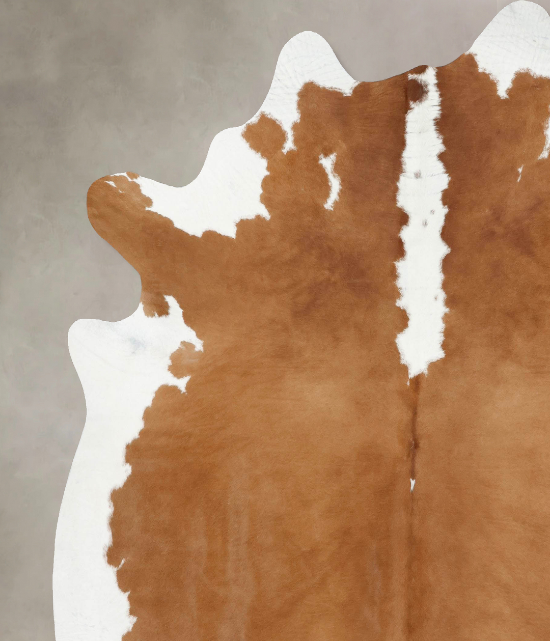 Hereford XX-Large Brazilian Cowhide Rug 8'2"H x 7'1"W #B12898 by Hudso