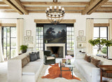 Hereford XX-Large Brazilian Cowhide Rug 8'2"H x 7'1"W #B12898 by Hudson Hides