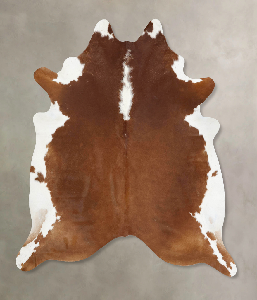 Hereford XX-Large Brazilian Cowhide Rug 8'4"H x 7'0"W #B12901 by Hudson Hides