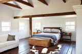 Hereford XX-Large Brazilian Cowhide Rug 8'3"H x 7'1"W #B12902 by Hudson Hides