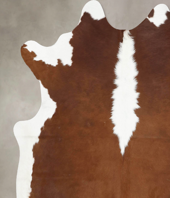 Hereford X-Large Brazilian Cowhide Rug 7'5"H x 6'3"W #B12904 by Hudson Hides