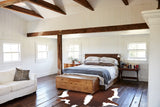 Hereford X-Large Brazilian Cowhide Rug 7'5"H x 6'3"W #B12904 by Hudson Hides