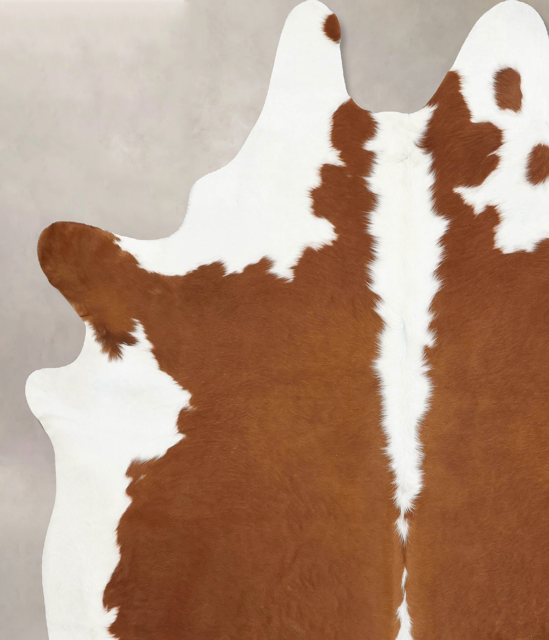 Hereford XX-Large Brazilian Cowhide Rug 8'0"H x 6'10"W #B12906 by Huds