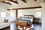 Hereford XX-Large Brazilian Cowhide Rug 8'0"H x 6'10"W #B12906 by Hudson Hides