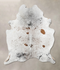 Salt and Pepper Brown X-Large Brazilian Cowhide Rug 7'5