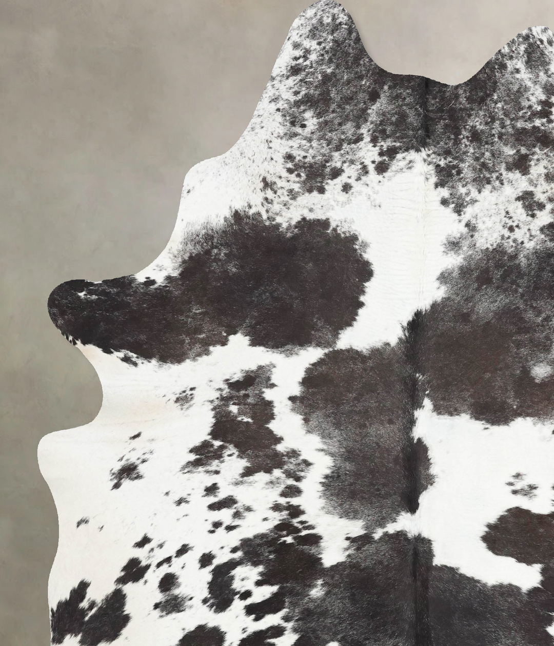 Black and White XX-Large Brazilian Cowhide Rug 8'1"H x 6'5"W #B12938 b