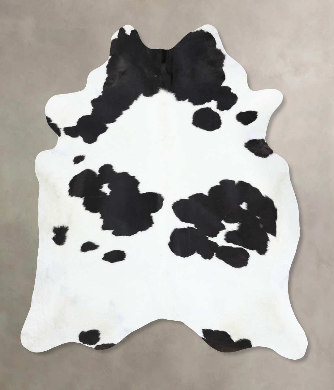 Black and White XX-Large Brazilian Cowhide Rug 8'11"H x 7'3"W #B12945 