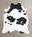 Black and White XX-Large Brazilian Cowhide Rug 8'11"H x 7'3"W #B12945 by Hudson Hides