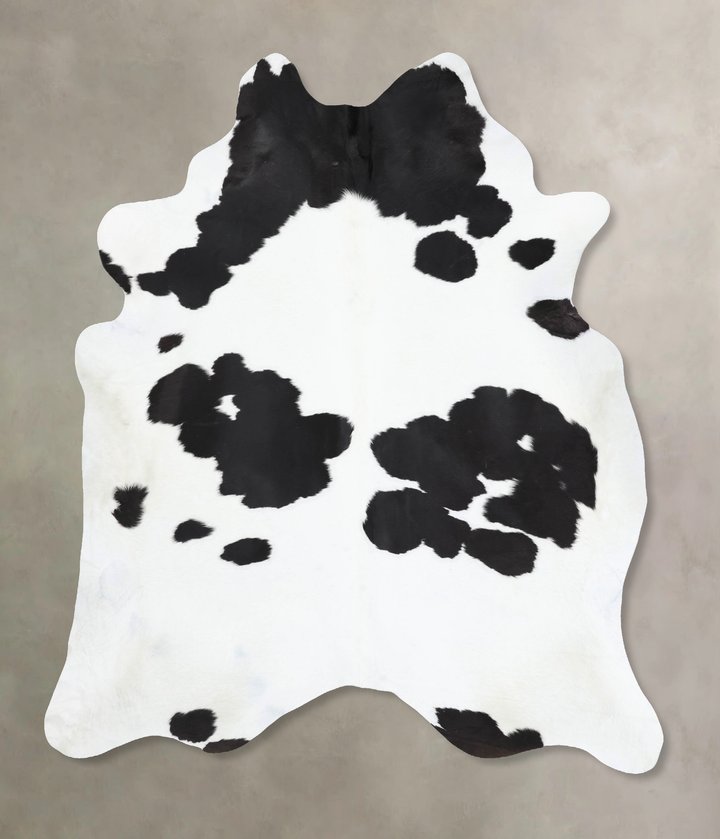 Black and White XX-Large Brazilian Cowhide Rug 8'11"H x 7'3"W #B12945 by Hudson Hides
