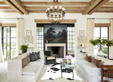 Black and White XX-Large Brazilian Cowhide Rug 8'11"H x 7'3"W #B12945 by Hudson Hides