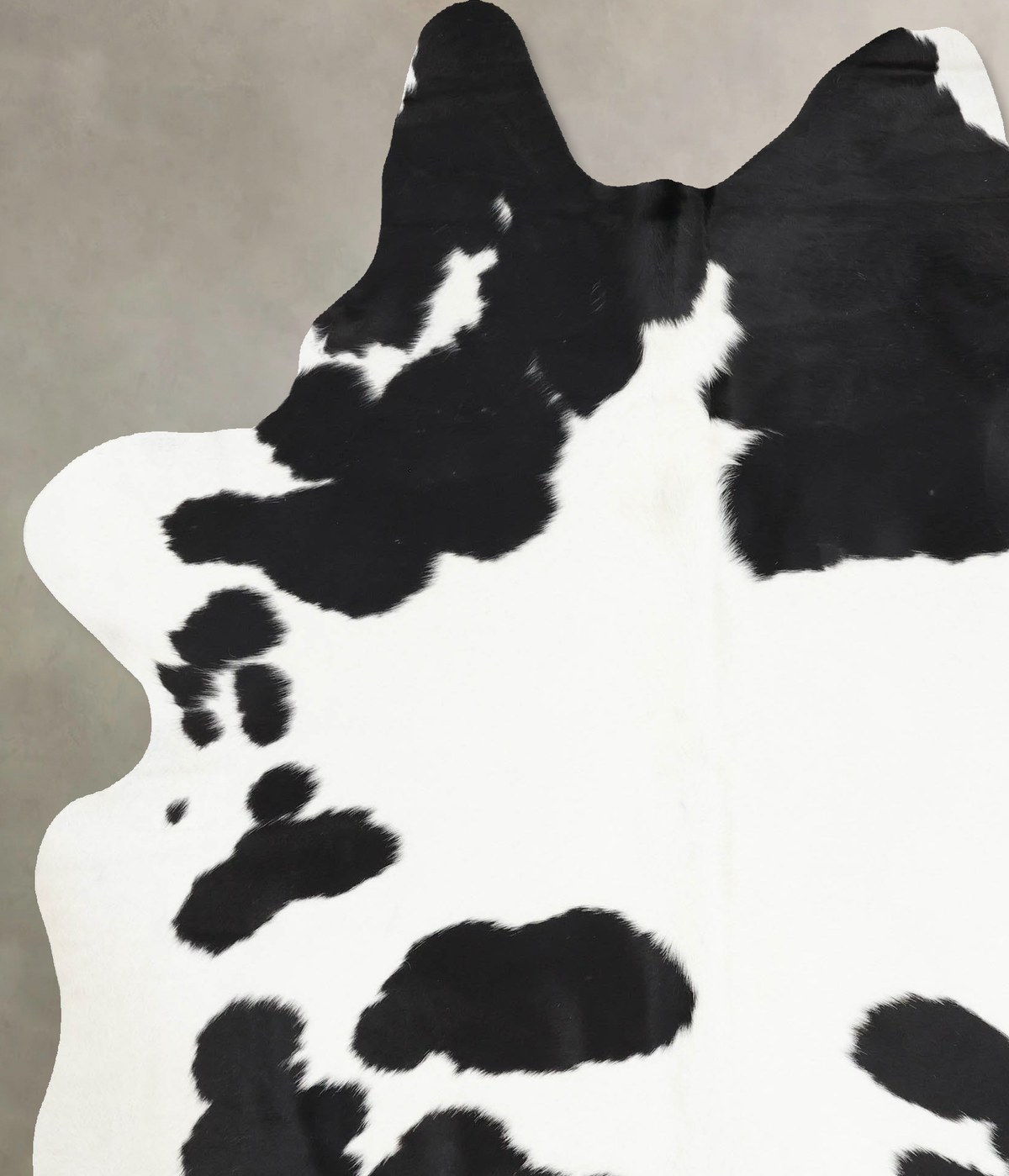 Black and White XX-Large Brazilian Cowhide Rug 8'1"H x 6'6"W #B12950 by Hudson Hides
