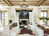 Solid Brown X-Large Brazilian Cowhide Rug 7'9"H x 6'3"W #B12952 by Hudson Hides