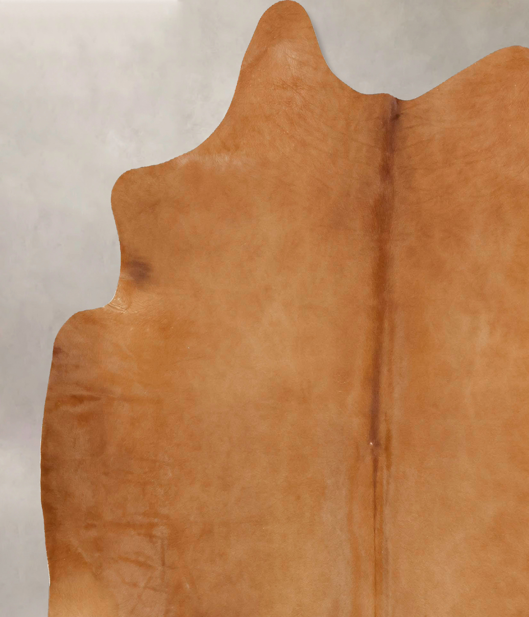 Solid Brown X-Large Brazilian Cowhide Rug 7'5"H x 6'6"W #B12956 by Hud