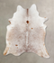 Salt and Pepper Brown X-Large Brazilian Cowhide Rug 7'11