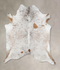 Salt and Pepper Brown XX-Large Brazilian Cowhide Rug 7'9
