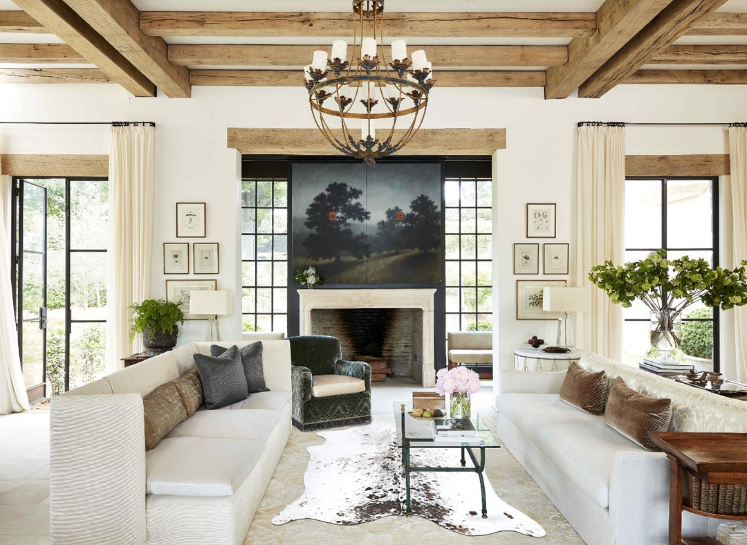 Salt and Pepper Black XX-Large Brazilian Cowhide Rug 8'0"H x 6'7"W #B1