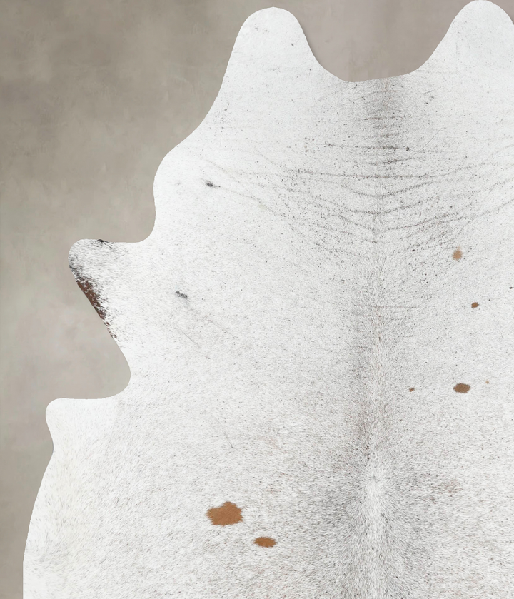 Salt and Pepper Brown XX-Large Brazilian Cowhide Rug 8'6"H x 6'5"W #B13027 by Hudson Hides