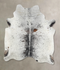 Salt and Pepper Black XX-Large Brazilian Cowhide Rug 8'4