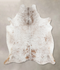 Salt and Pepper Brown X-Large Brazilian Cowhide Rug 7'5