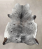 Salt and Pepper Black X-Large Brazilian Cowhide Rug 7'8