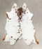 Salt and Pepper Brown X-Large Brazilian Cowhide Rug 7'4
