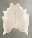 Champagne X-Large Brazilian Cowhide Rug 7'1"H x 6'6"W #B1307 by Hudson Hides