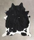 Black and White XX-Large Brazilian Cowhide Rug 8'9"H x 7'3"W #B13081 by Hudson Hides