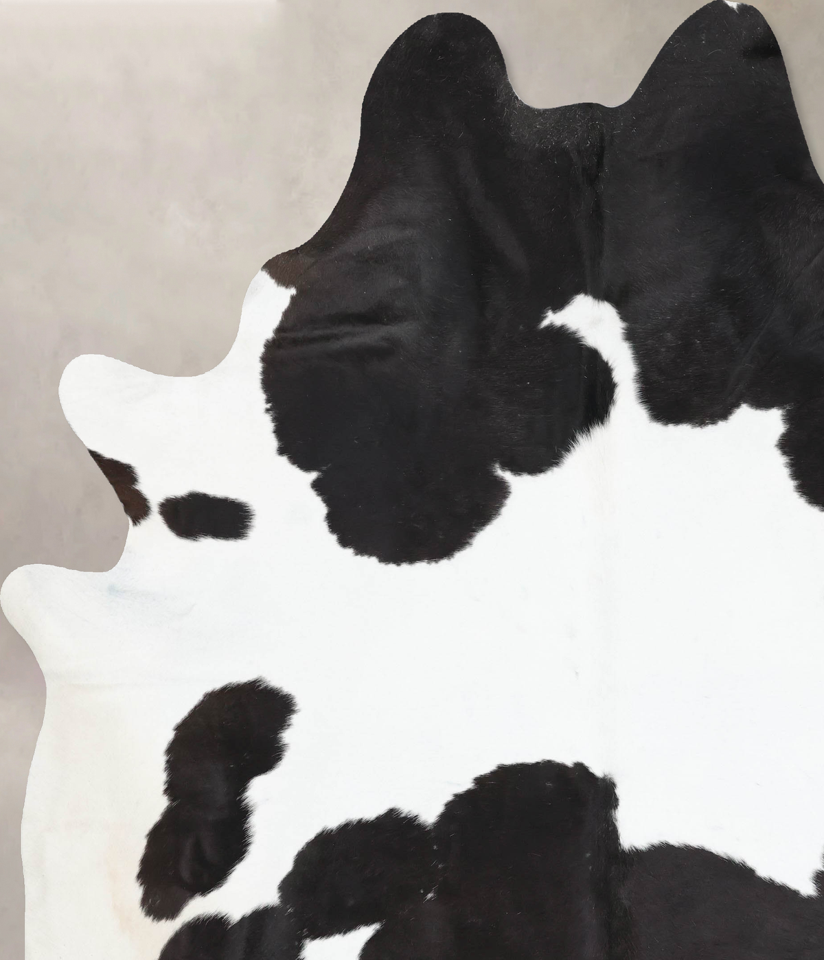 Black and White XX-Large Brazilian Cowhide Rug 9'1"H x 7'3"W #B13082 by Hudson Hides