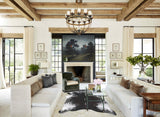 Salt and Pepper Black X-Large Brazilian Cowhide Rug 7'8"H x 5'10"W #B13109 by Hudson Hides
