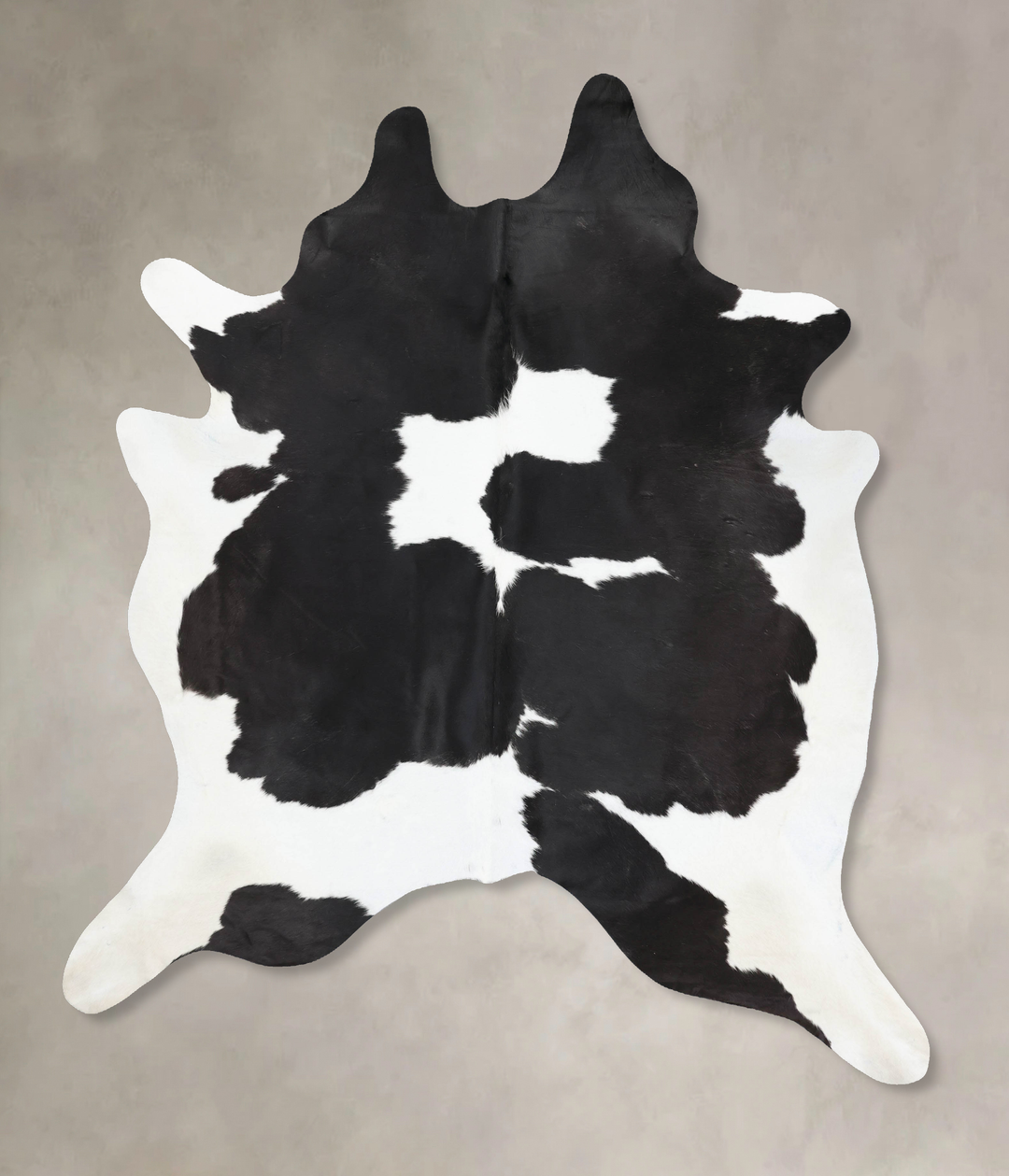 Black and White XX-Large Brazilian Cowhide Rug 8'11"H x 7'1"W #B13133 