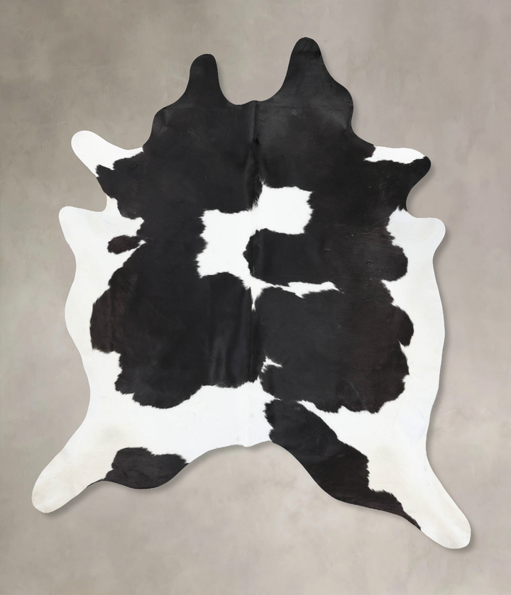 Black and White XX-Large Brazilian Cowhide Rug 8'11"H x 7'1"W #B13133 by Hudson Hides