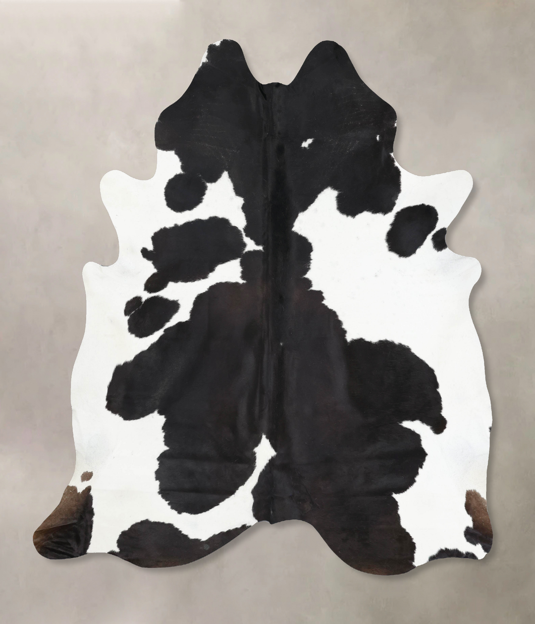 Black and White XX-Large Brazilian Cowhide Rug 8'3"H x 7'1"W #B13135 b