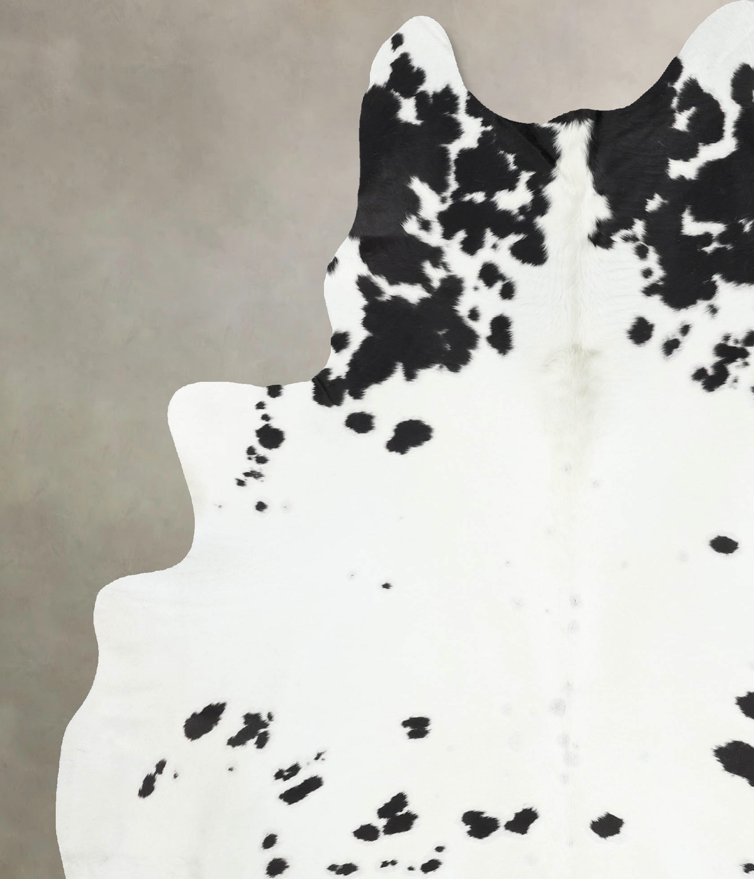 Black and White XX-Large Brazilian Cowhide Rug 8'5"H x 6'7"W #B13137 b