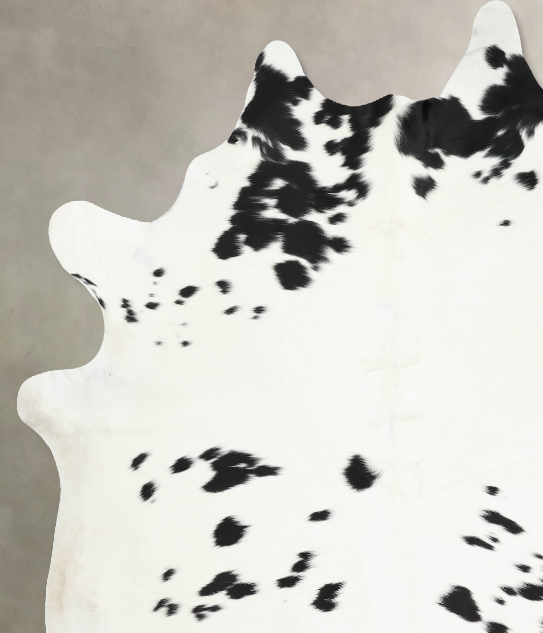 Black and White XX-Large Brazilian Cowhide Rug 8'8"H x 7'2"W #B13141 b