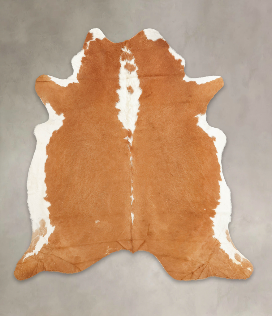 Hereford XX-Large Brazilian Cowhide Rug 7'9"H x 7'2"W #B1315 by Hudson Hides