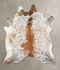 Salt and Pepper Brown X-Large Brazilian Cowhide Rug 7'9