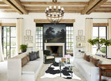 Black and White XX-Large Brazilian Cowhide Rug 8'5"H x 6'6"W #B13159 by Hudson Hides