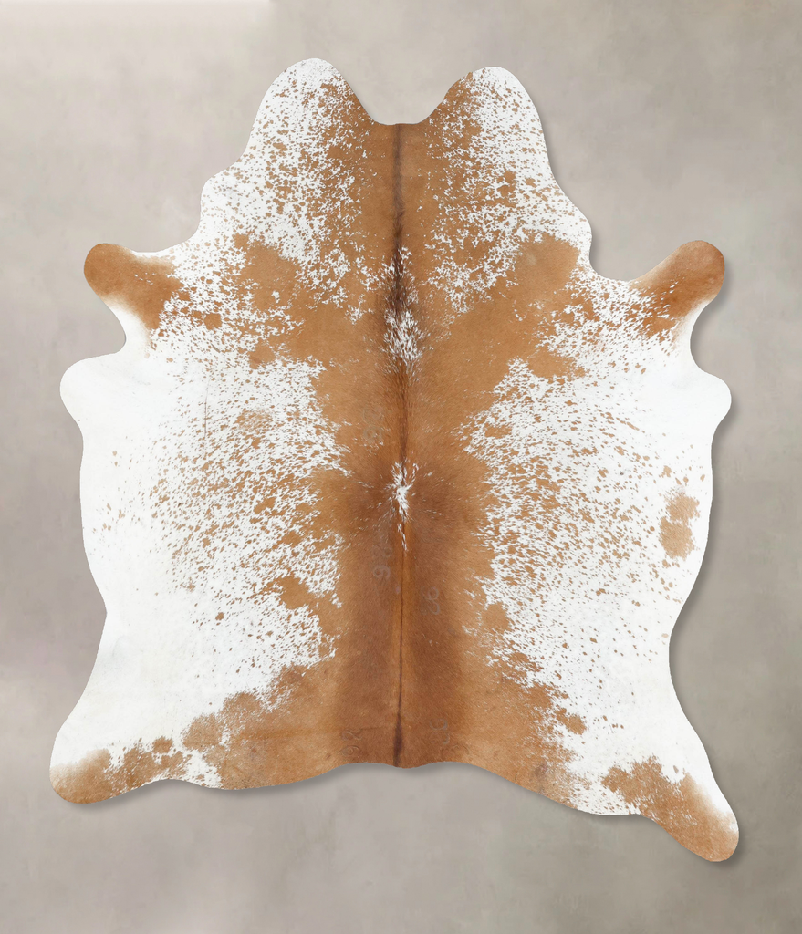 Salt and Pepper Brown X-Large Brazilian Cowhide Rug 7'3"H x 5'9"W #B13169 by Hudson Hides