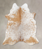 Salt and Pepper Brown X-Large Brazilian Cowhide Rug 7'2