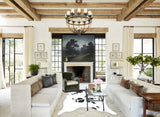 Black and White XX-Large Brazilian Cowhide Rug 7'10"H x 6'5"W #B13172 by Hudson Hides