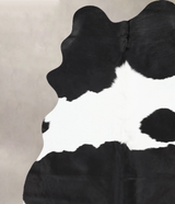 Black and White XX-Large Brazilian Cowhide Rug 8'4"H x 6'2"W #B13173 by Hudson Hides