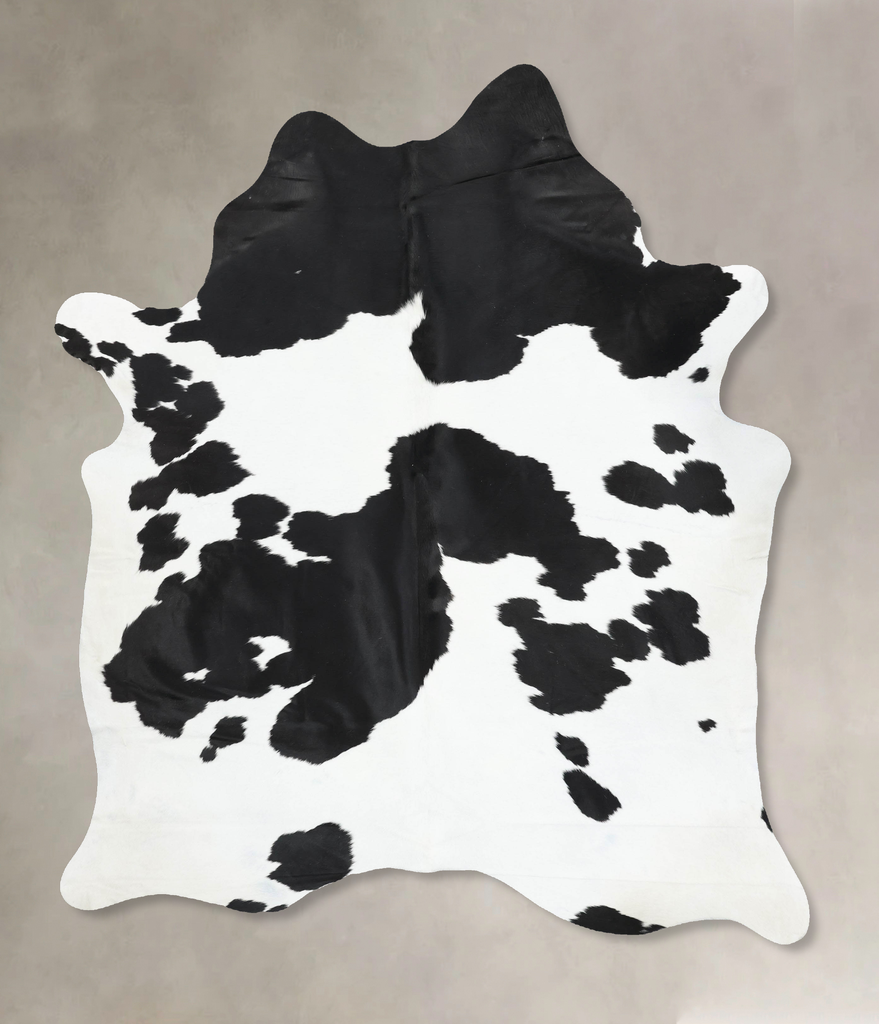 Black and White XX-Large Brazilian Cowhide Rug 8'4"H x 6'3"W #B13174 by Hudson Hides