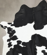 Black and White XX-Large Brazilian Cowhide Rug 8'4"H x 6'3"W #B13174 by Hudson Hides