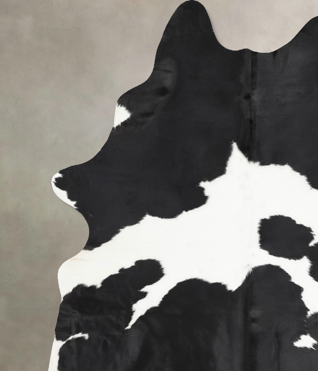 Black and White XX-Large Brazilian Cowhide Rug 8'2"H x 6'7"W #B13175 b