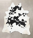 Black and White XX-Large Brazilian Cowhide Rug 8'9"H x 6'10"W #B13179 by Hudson Hides