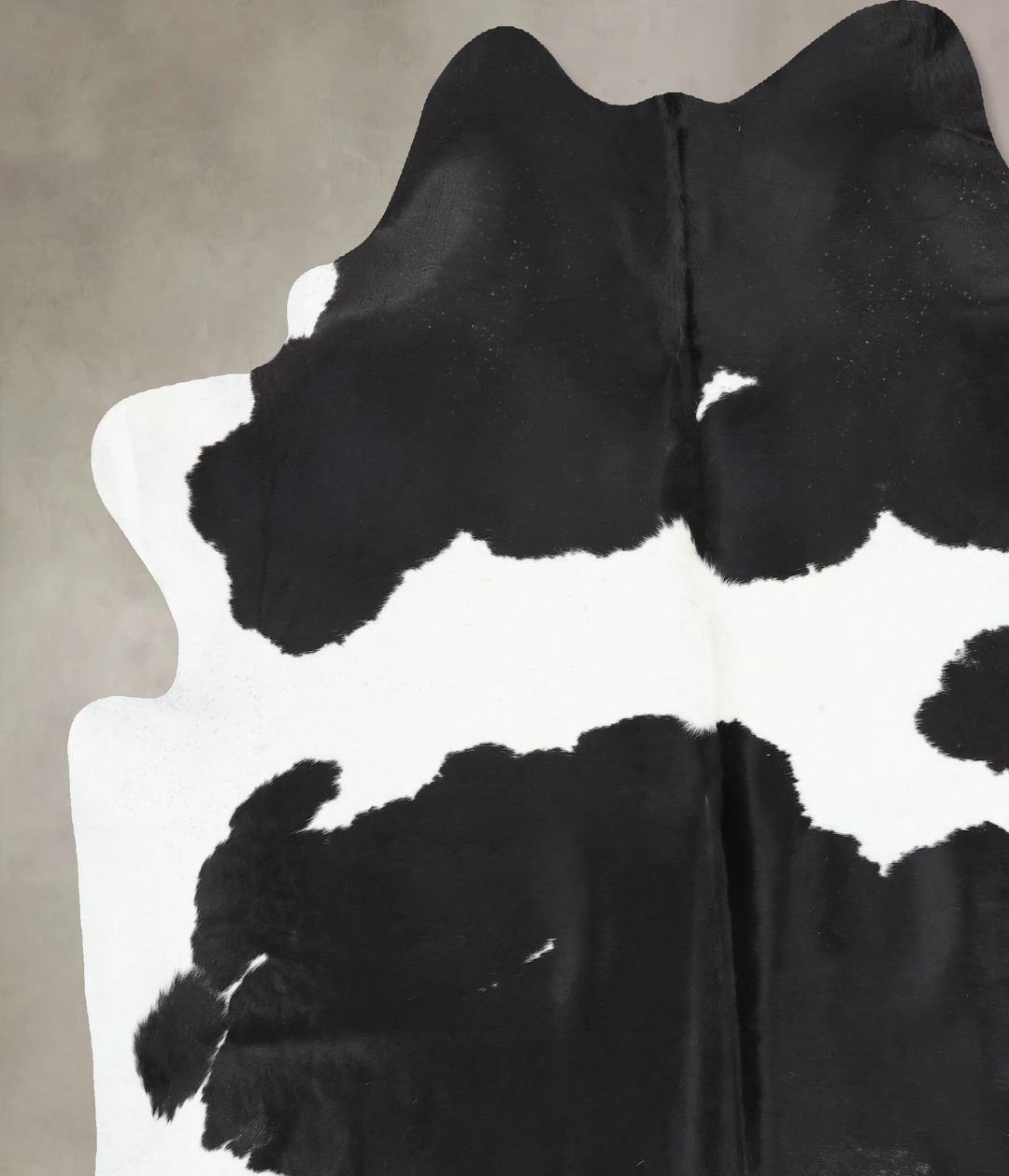 Black and White XX-Large Brazilian Cowhide Rug 8'8"H x 6'10"W #B13180 