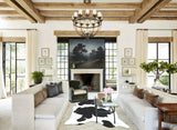 Black and White XX-Large Brazilian Cowhide Rug 8'8"H x 6'10"W #B13180 by Hudson Hides