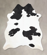 Black and White XX-Large Brazilian Cowhide Rug 8'7"H x 6'2"W #B13181 by Hudson Hides